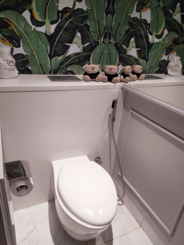 "Hidden" Toilet in Deluxe Room of Prestige Hotel Penang