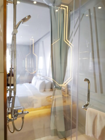 Modern Victorian-chic design in Deluxe Room Prestige Hotel Penang