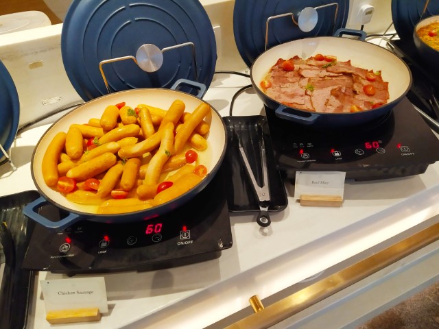 Prestige Hotel Penang Breakfast Buffet (Chicken sausage and beef slices)