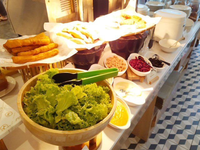 Prestige Hotel Penang Breakfast Buffet (Salad and You Tiao)