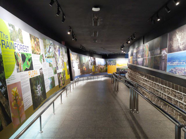 Exhibition prior to embarking of funicular up Penang Hill