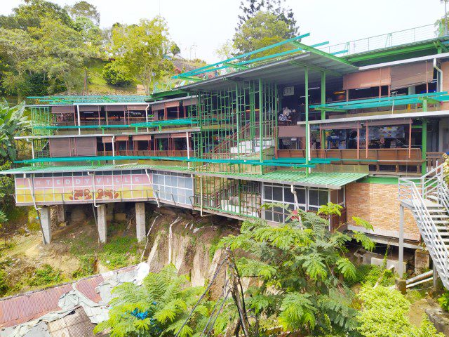 Astaka Cliff Cafe Penang Hill right after exit from Funicular 