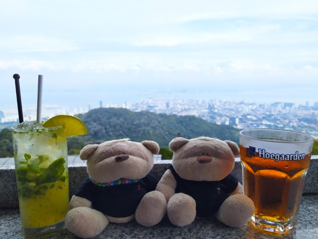 View from David Brown's Skybar (Sky Terrace) Penang Hill