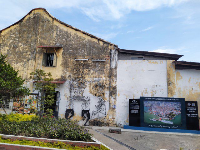 Metallic/Iron Street Art Penang by SCULPTUREATWORK