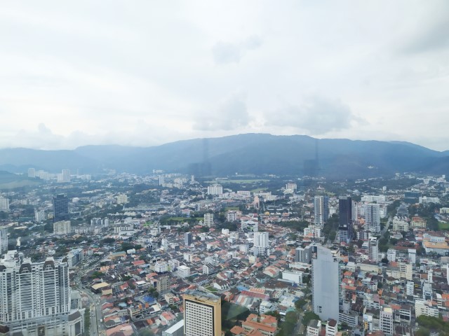 Views from The Top Penang / Top View Restaurant (68th Floor) - Penang Mountain Range