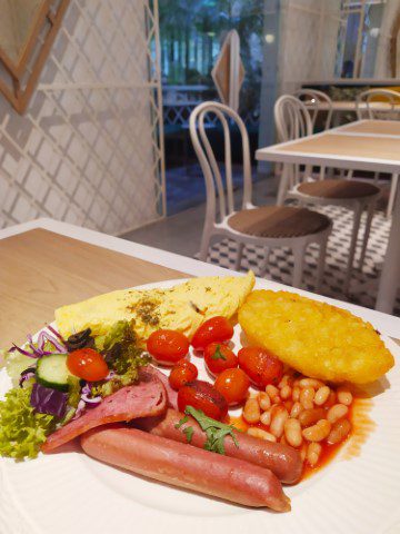 Prestige Hotel Penang Breakfast Review - "Big Breakfast" prepared by ourselves