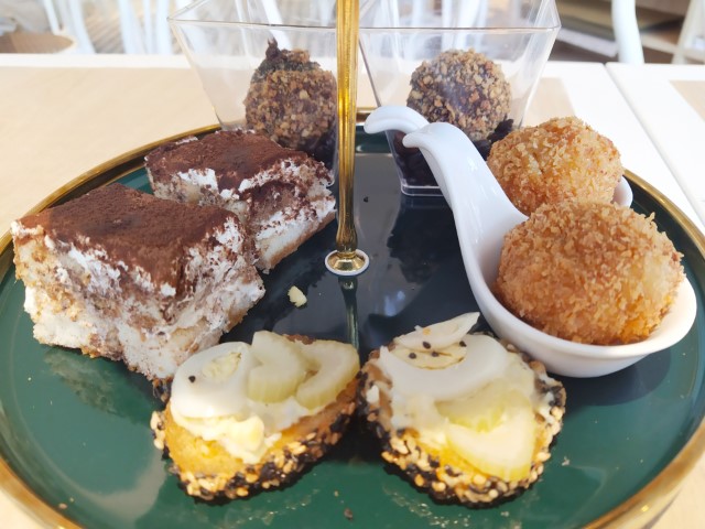 Prestige Hotel Penang Afternoon Tea Review - Tiramisu, chocolate balls and fried item