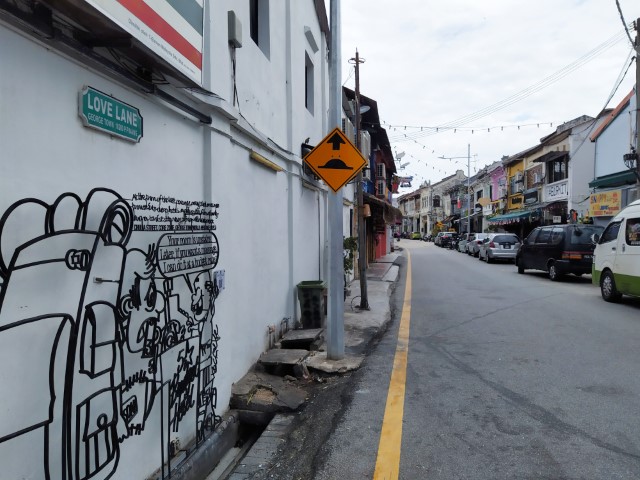 Penang Street Art at Love Lane