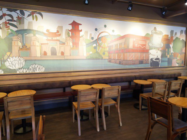 Inside Highlands Coffee Floating Boat Cafe Truc Bach Lake