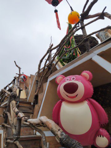 Lotso Strawberry Bear with us at Tree Bee Coffee Hanoi