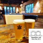 First Leap Lager (60k VND) and Trans Pale Ale (70k VND) from Turtle Lake Brewing Company Hanoi