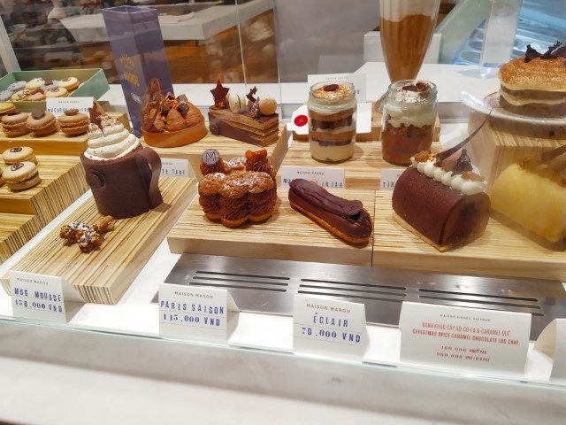 Check out the pastries especially the Mug Mousse from Maison Marou Hanoi