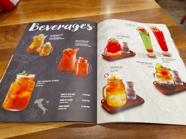 The Pizza Company Vincom Times City Beverage Menu