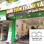 Entrance of Banh Cuon Thanh Van Hanoi
