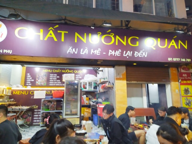Chat Nuong Quan roadside BBQ Buffet in Hanoi Vietnam