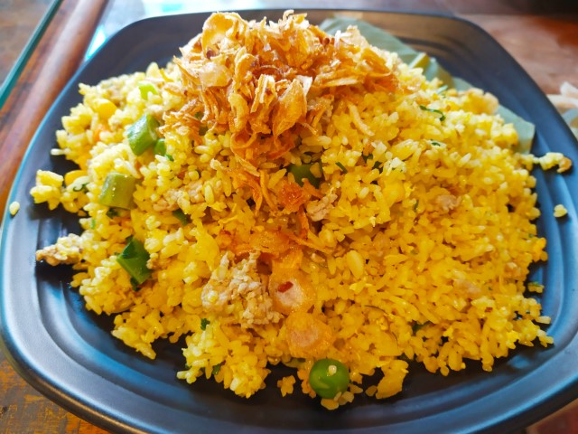 Beef Fried Rice (85k VND - $4.80) from Quan Ngon Thai Sawasdee Restaurant Hanoi