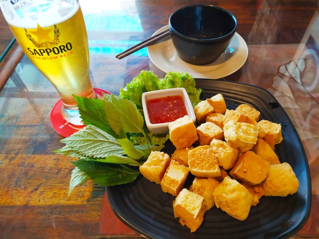 Fried Tofu (59k VND - $3.30) at Sawasdee Vietnamese Thai Restaurant Quan Ngon Thai