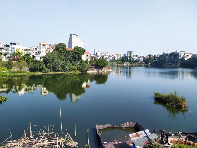 View of Ho Quang Ba Lake from Sawasdee Restaurant Quan Ngon Thai Hanoi