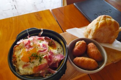 Croquette and Huevos from El Loco Tapas Bar Hanoi