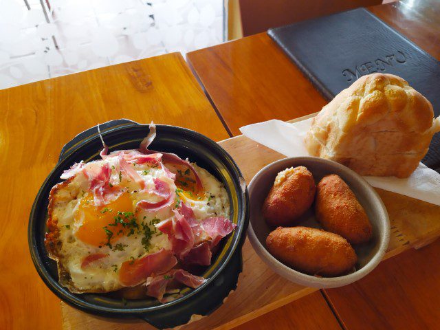 Croquette and Huevos from El Loco Tapas Bar Hanoi