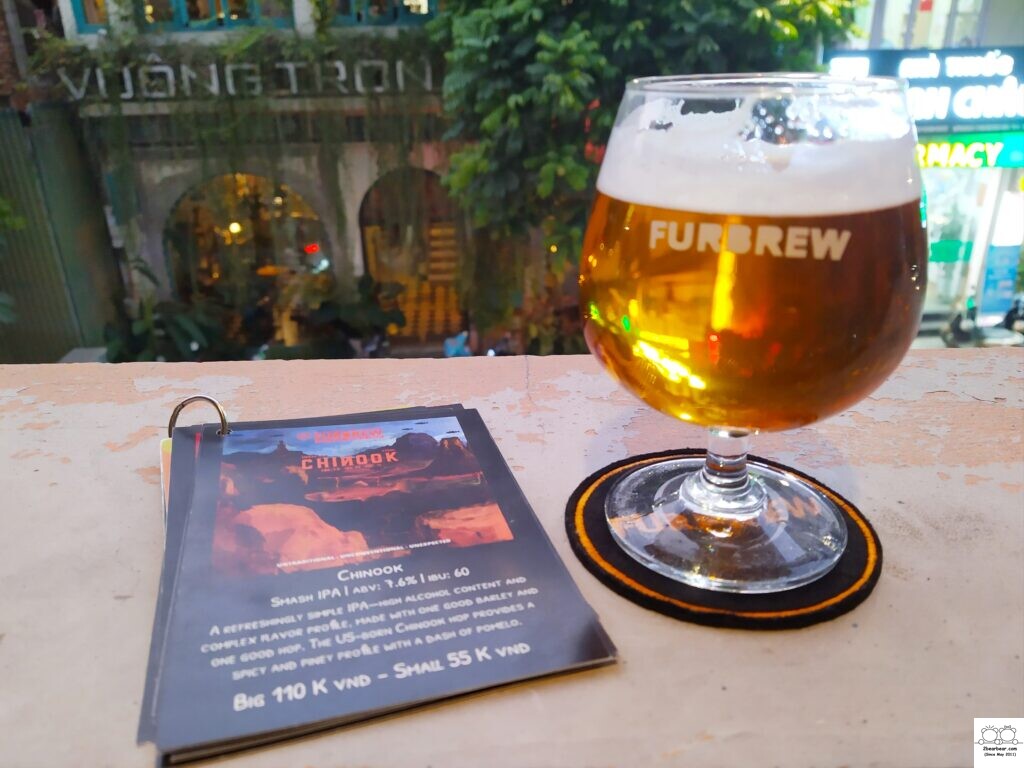 Chinook IPA The Box Bar Hanoi (formerly known as Furbrew Craft Beer)