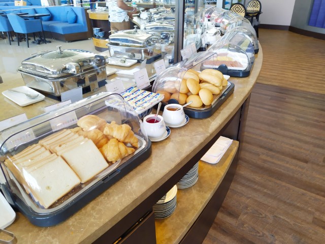 Buffet Spread at Song Hong Business Lounge Hanoi International Airport - Breads