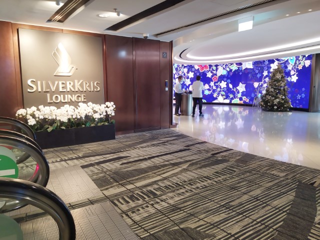 Entry to SilverKris Lounge Business Class at Changi Airport Singapore