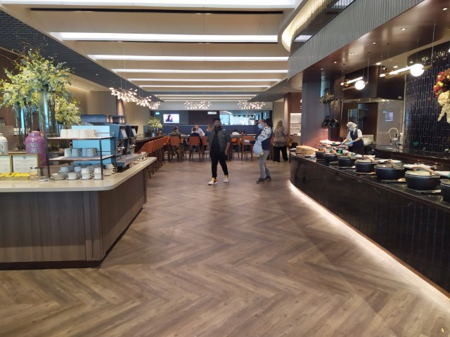 The Dining Hall of Business Class SilverKris Lounge