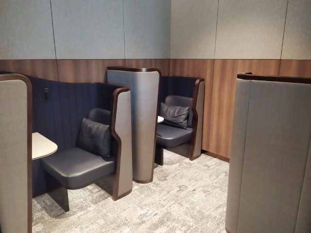 Private Seats in The Living Room Business Class SilveKris Lounge Singapore Changi Airport Review