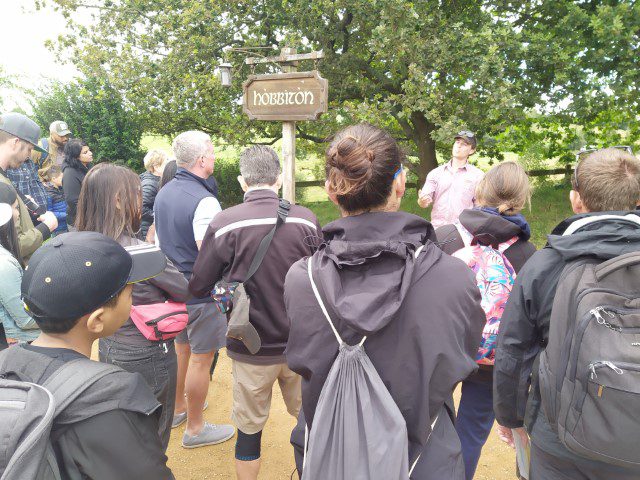 Reaching the entrance to the Shire at Hobbiton