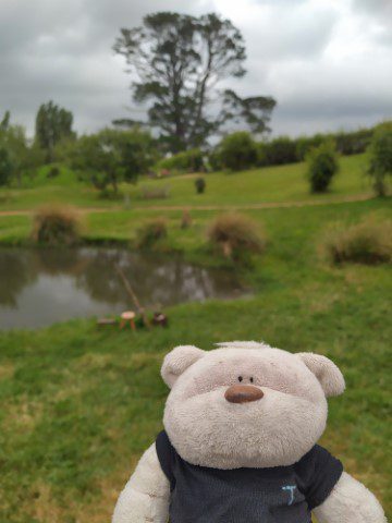 The Lake in the middle of the Alexander Farm that provided a great background scene to the set