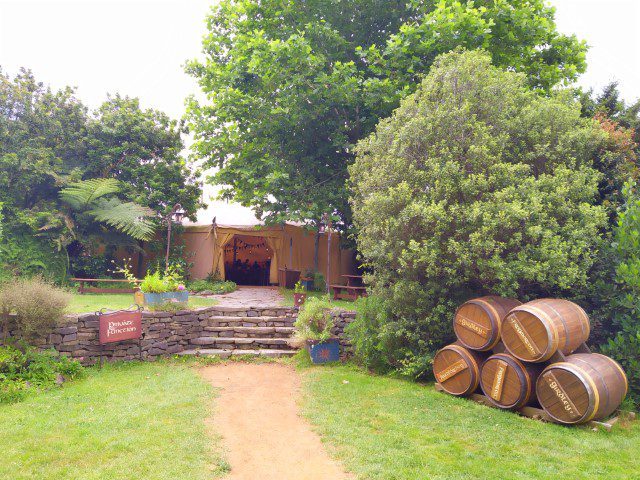 Event area for the lunch of Hobbiton which we missed out narrowly on