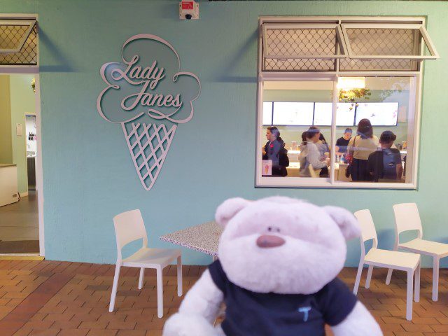 2bearbear at Lady Janes Ice Cream Parlour Rotorua