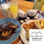 Dixie Brown Taupo Review Delicious Lamb Shank and Sirloin Steak