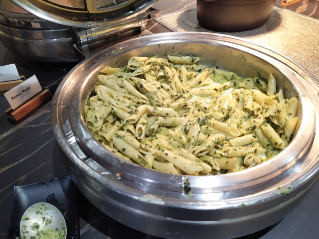 Strata Lounge Auckland Airport Food Options - Pasta