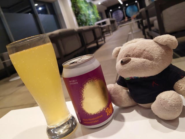 Air New Zealand Lounge Auckland Passion Fruit Hazy Cider