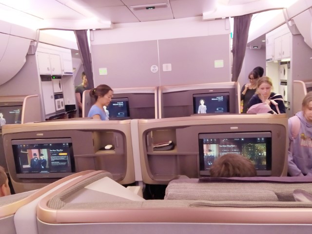 SQ Business Class from Auckland to Singapore via Boeing 777-300ER
