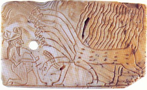 5000 years old Mesopotamia Art depicting dragons