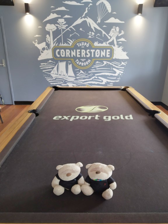 Pool Table inside Cornerstone Taphouse Taupo
