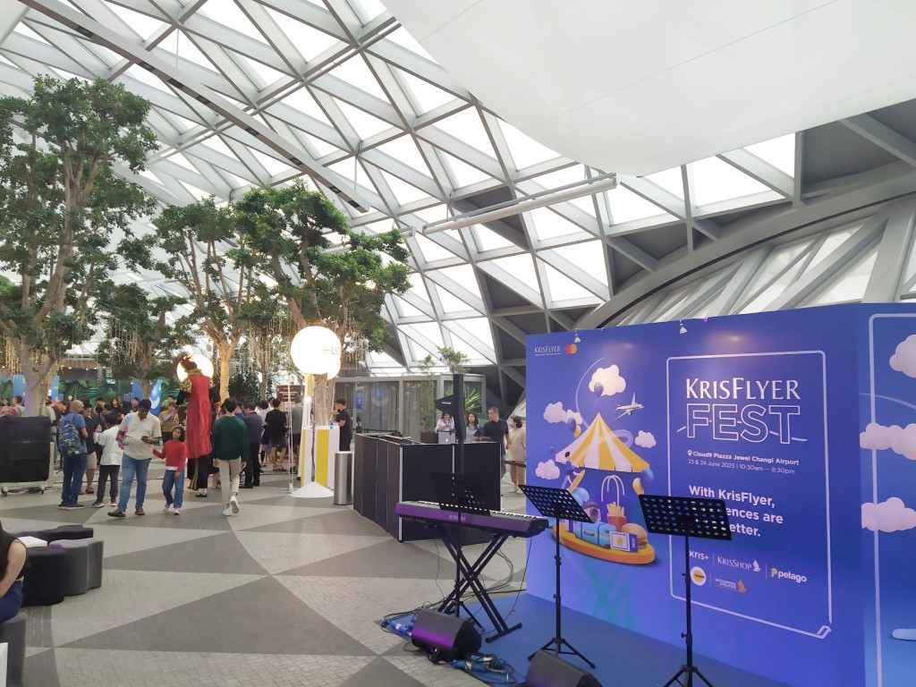 Krisflyer Fest Jewel Changi Airport (Level 5 Cloud9 Piazza) Review