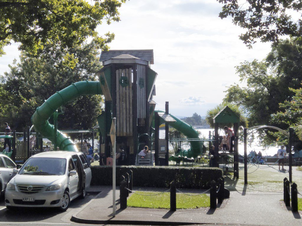 Lake Playground Hamilton New Zealand