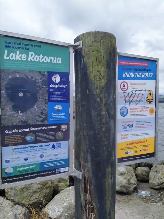 Lake Rotorua enroute from Hamilton to Rotorua