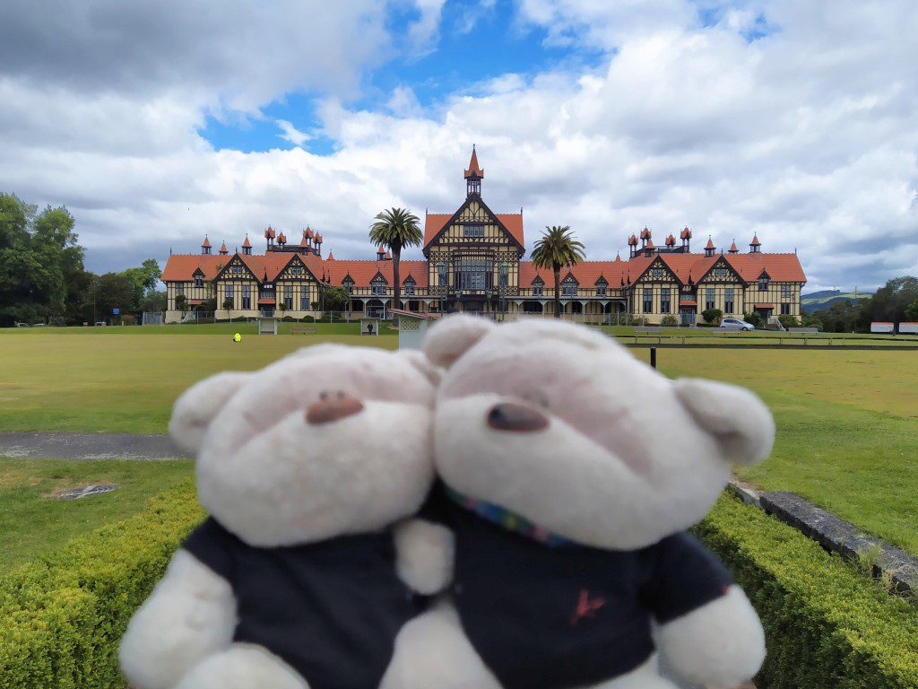 2bearbear at Rotorua Museum (former Bath House) of Government Gardens Rotorua