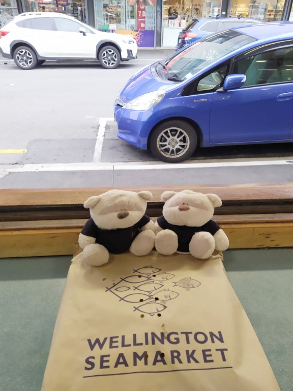Sitting by the window and watching passers by at Wellington Seamarket New Zealand