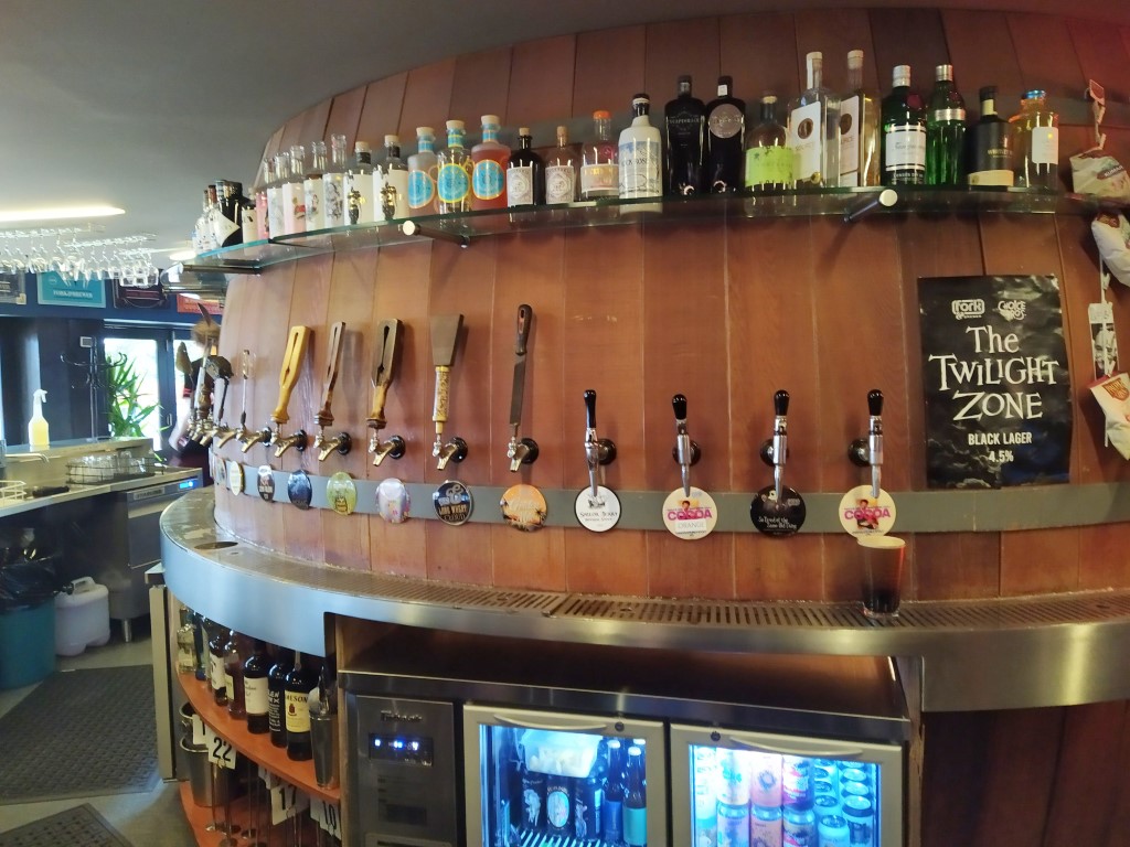 Beer taps at Fork and Brewer Wellington New Zealand