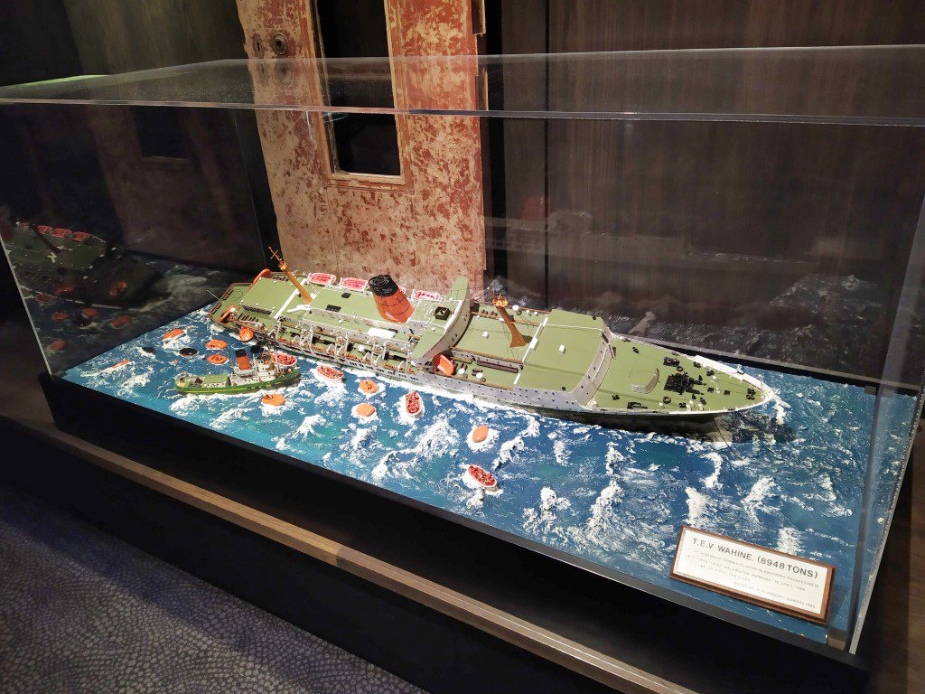 Listed Inter Island Ferry Wahine in Wellington Museum