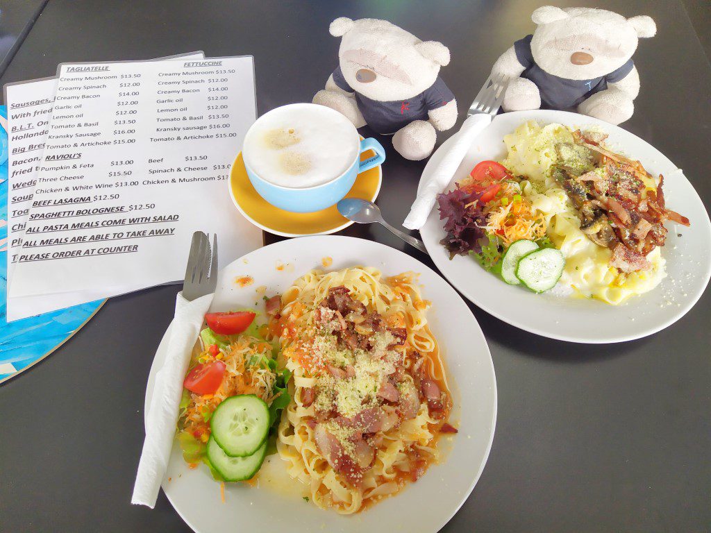 Heavenly Pasta Bulls Mushroom Tagliatelle, Tomato and Artichoke Fettuccine and Flat White Review