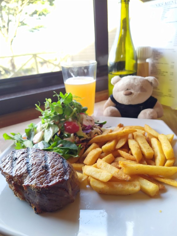 Kiwi Steak ($39) from Skotel Alpine Resort Restaurant and Bar