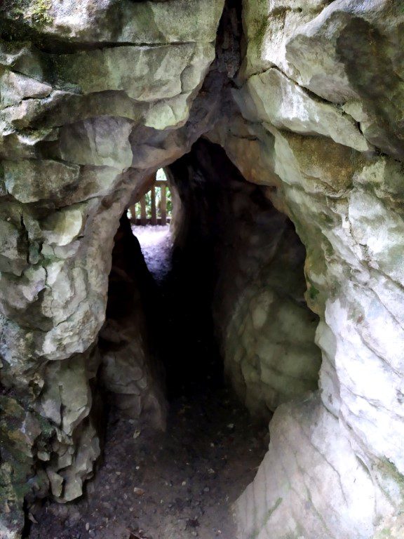 Entering into caves at Ruakuri Bush Walk Waitomo
