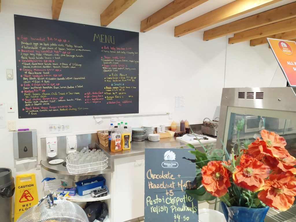 Waitomo Homestead Chalkboard Menu